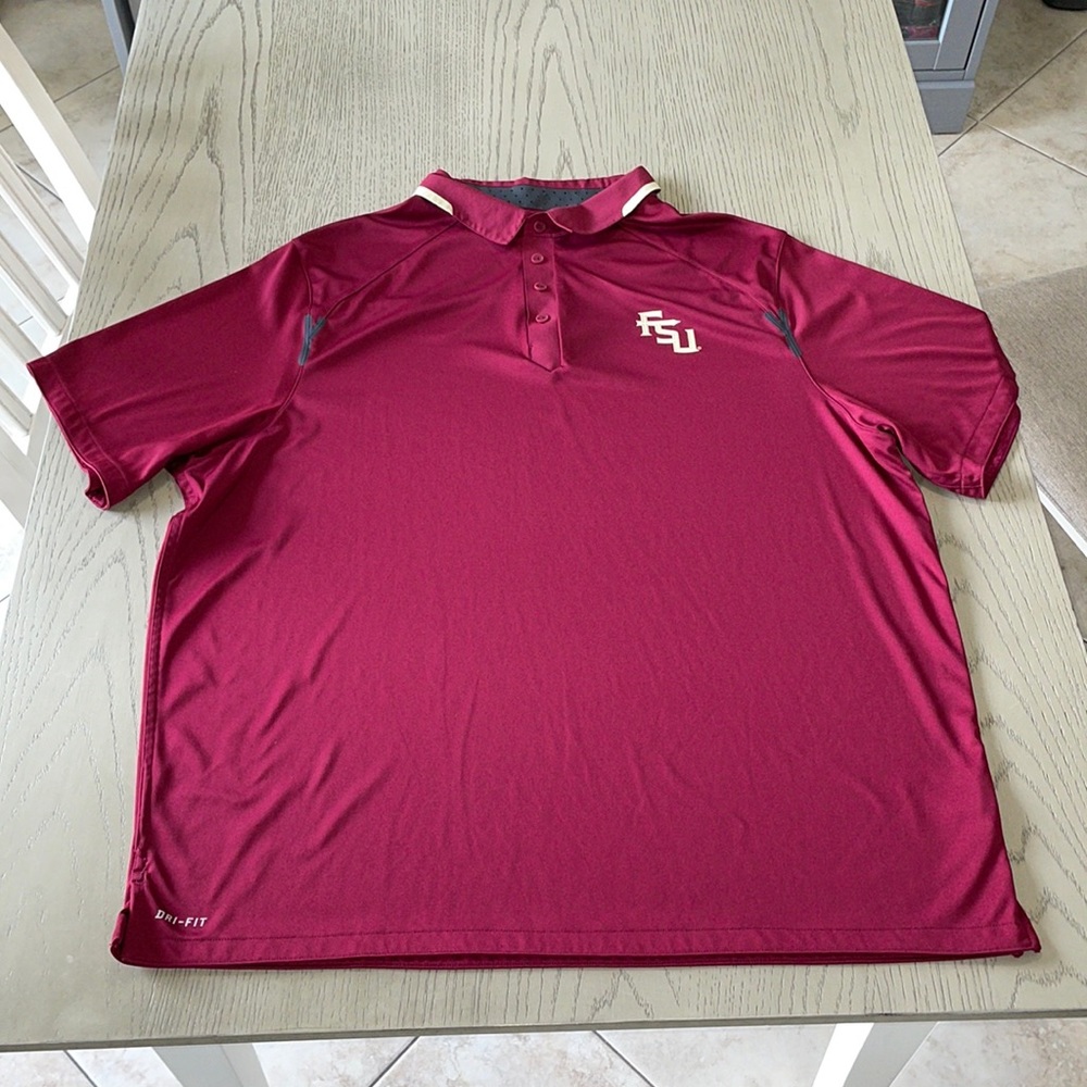 Nike Dri-fit FSU polo shirt size 3XL